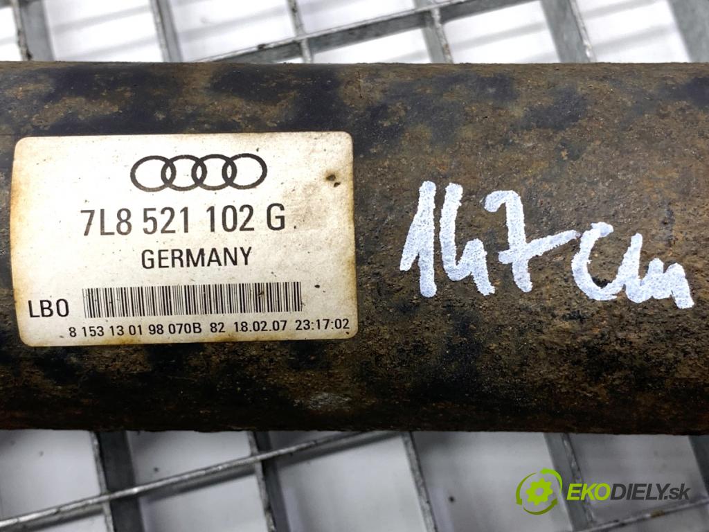 AUDI Q7 4L SUV 2007 171 kW 3.0 TDI quattro 2967 kardaň hřídel hnací zadní část 7L8521102G (Kardanové hřídele)