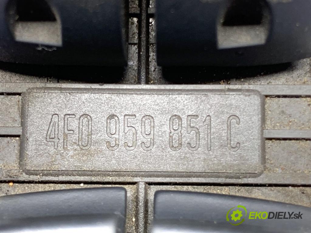 AUDI Q7 4L SUV 2007 171 kW 3.0 TDI quattro 2967 Prepínač okien 4F0959851C (Prepínacie páčky pod volantom)