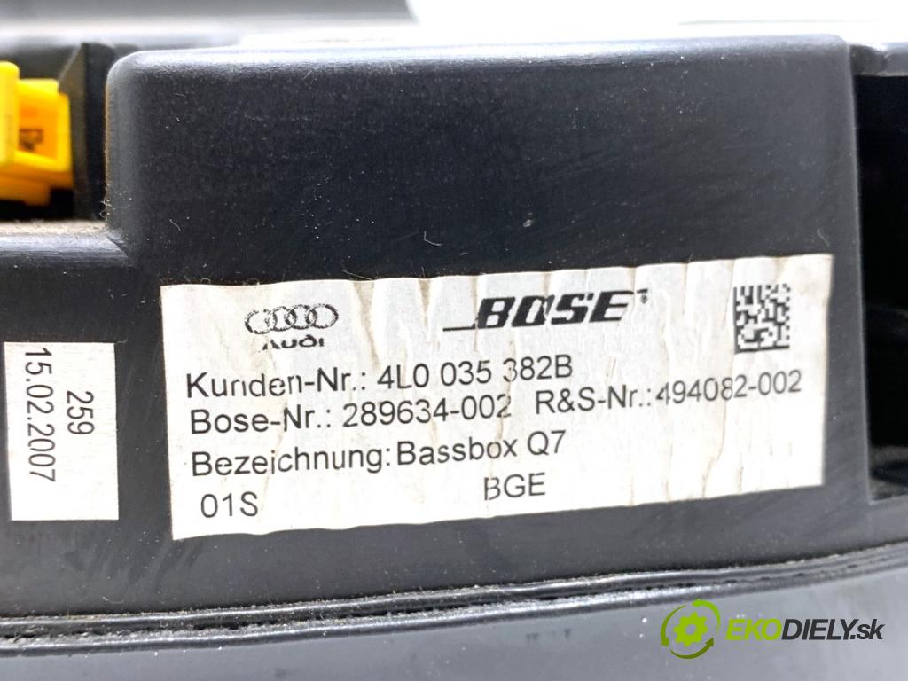 AUDI Q7 4L SUV 2007 171 kW 3.0 TDI quattro 2967 subwoofer 4L0035382B (Audio zariadenie)