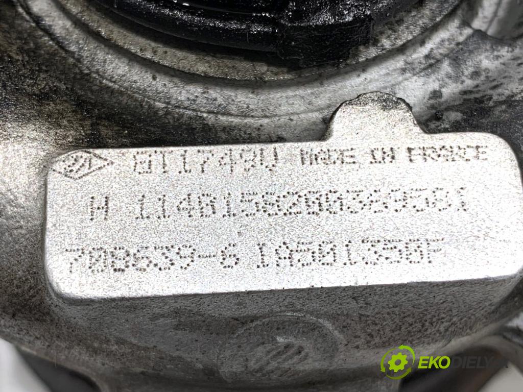 RENAULT ESPACE IV nadwozie wielkoprzestrzenne (MPV) 2002 88 kW 1.9 dCi (JK0U, JK0G) 1870 Turbodúchadlo,turbo GT1749V (Turbodúchadlo (kompletné))