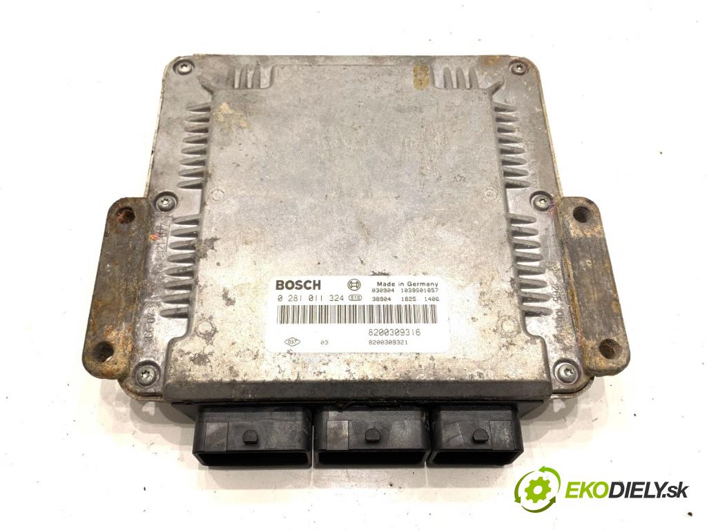 RENAULT ESPACE IV nadwozie wielkoprzestrzenne (MPV) 2002 88 kW 1.9 dCi (JK0U, JK0G) 1870 riadiaca jednotka Motor 8200309316 (Riadiaca jednotka)
