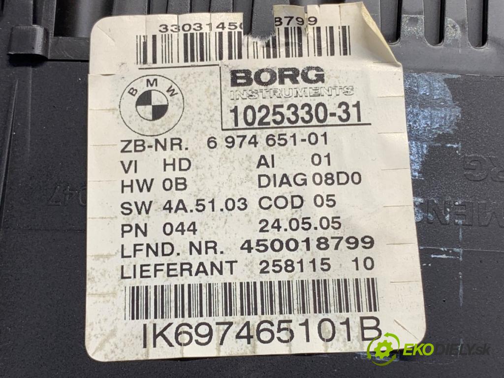 BMW E90 sedan 2005 110 kW 320 i 1995 Prístrojovka 6974651 (Prístrojová doska)