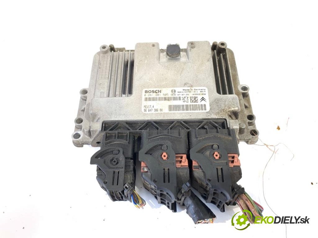 PEUGEOT 308 I liftback 2007 88 kW 1.6 16V 1598 riadiaca jednotka Motor 9664738680 (Riadiaca jednotka)