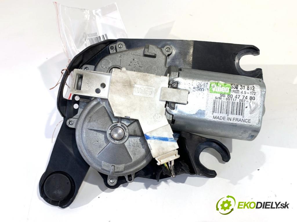 PEUGEOT 308 I liftback 2007 88 kW 1.6 16V 1598 motor stěračů zadní část 9680477480