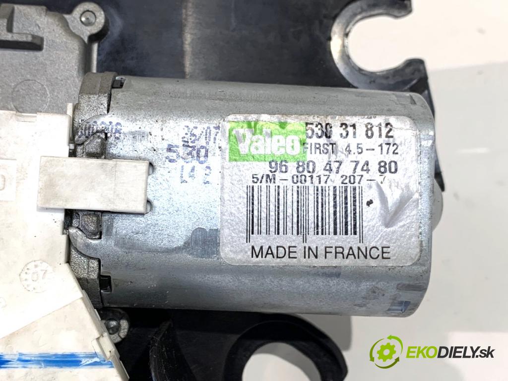 PEUGEOT 308 I liftback 2007 88 kW 1.6 16V 1598 motor stěračů zadní část 9680477480