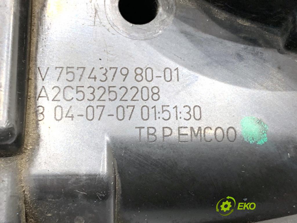 PEUGEOT 308 I liftback 2007 88 kW 1.6 16V 1598 Škrtiaca klapka 757437980 (Škrtiaca klapka)