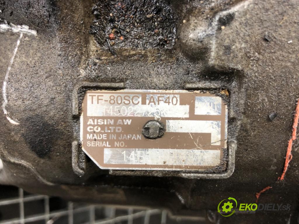 OPEL ASTRA J Kombi 2011 118 kW 2.0 CDTI (35) 1956 Prevodovka TF-80SC AF40 (Prevodovka)