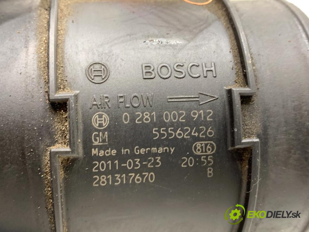 OPEL ASTRA J Kombi 2011 118 kW 2.0 CDTI (35) 1956 Váha vzduchu 55562426 (Váha vzduchu)