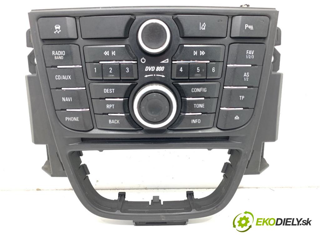 OPEL ASTRA J Kombi 2011 118 kW 2.0 CDTI (35) 1956 Panel ovládania kúrenia 13346053 (Prepínacie páčky pod volantom)