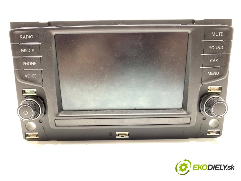 VW GOLF VII liftback 2016 81 kW 1.6 TDI 1598 RADIO 3G0919605B (Audio zariadenie)