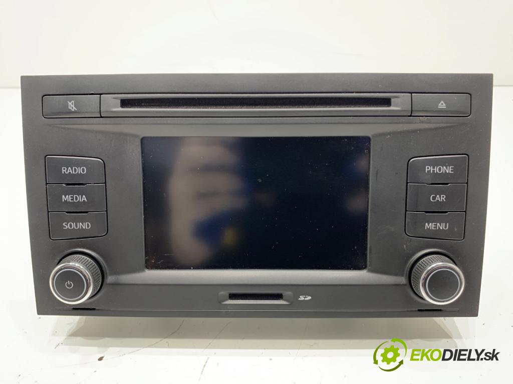 SEAT LEON III liftback 2014 77 kW 1.6 TDI 1598 RADIO 5F0035869A (Audio zařízení)
