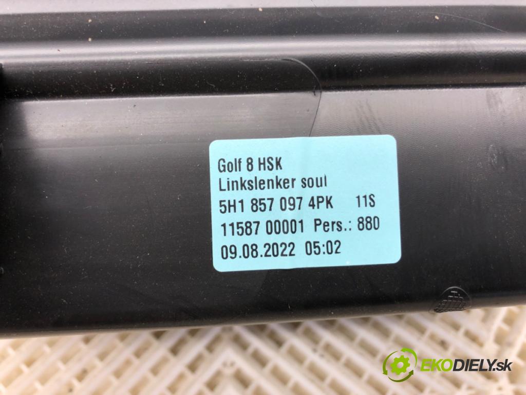 VW GOLF VIII liftback 2022 110 kW 1.5 TSI 1495 Priehradka, kastlík spolujazdca 5H1857097 (Priehradka (kastlík))