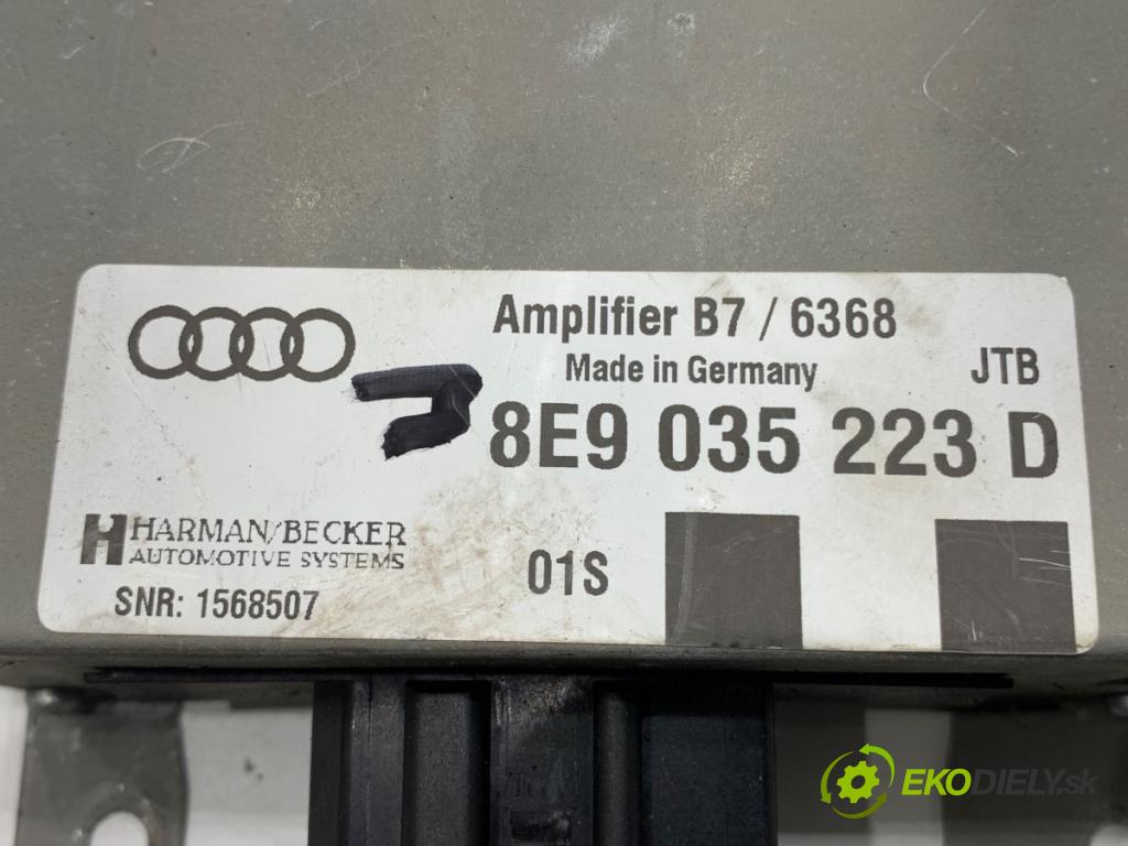 AUDI A4 B7 Kombi 2007 125 kW 2.0 TDI 1968 Zosilňovač 8E9035223D (Zosilňovač)
