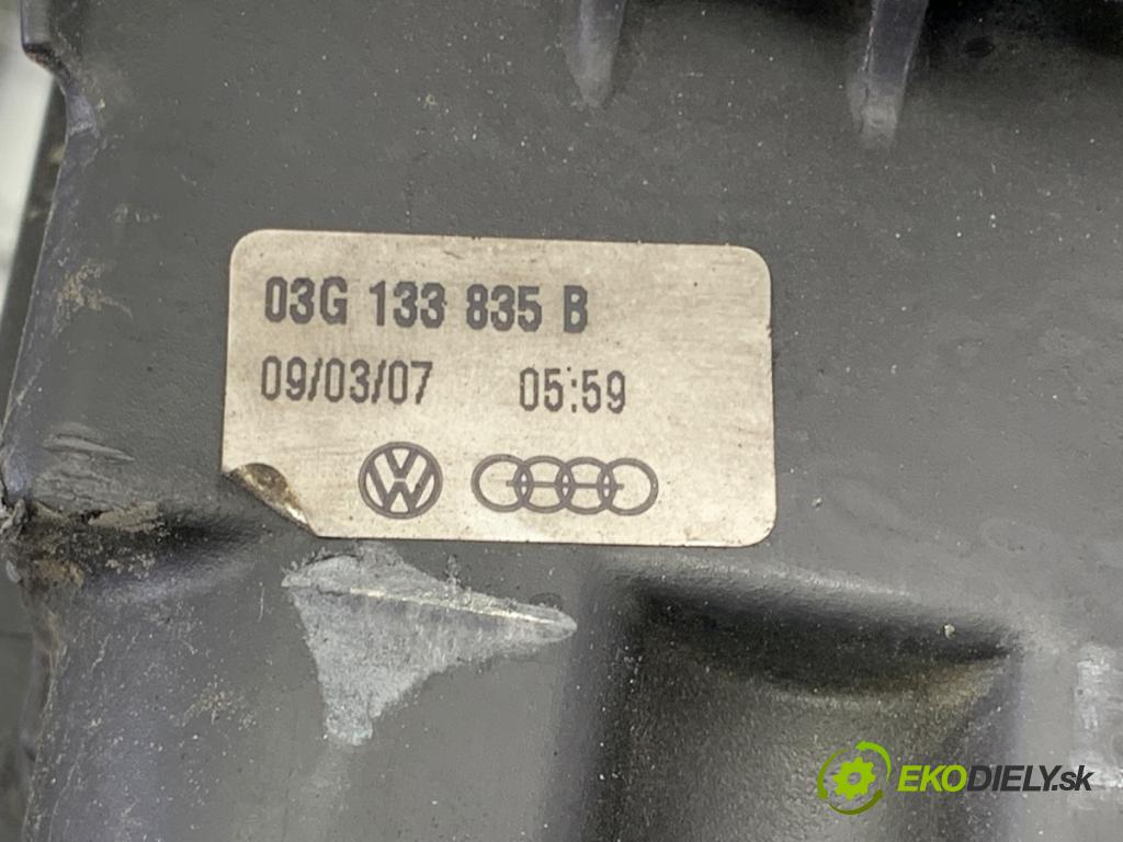 AUDI A4 B7 Kombi 2007 125 kW 2.0 TDI 1968 Obal filtra vzduchu 03G133835B (Obal filtra vzduchu)