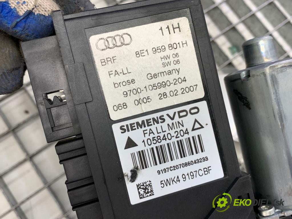 AUDI A4 B7 Kombi 2007 125 kW 2.0 TDI 1968 mechanismus okna levý přední část 8E1959801H