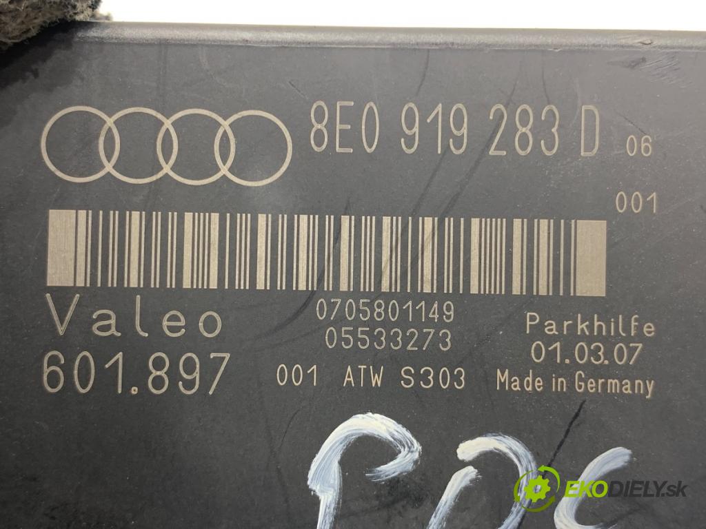 AUDI A4 B7 Kombi 2007 125 kW 2.0 TDI 1968 Modul PDC 8E0919283D (Riadiaca jednotka ostatné)