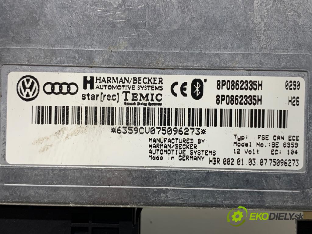AUDI A4 B7 Kombi 2007 125 kW 2.0 TDI 1968 Modul BLUETOOTH 8P0862335H (Riadiaca jednotka ostatné)