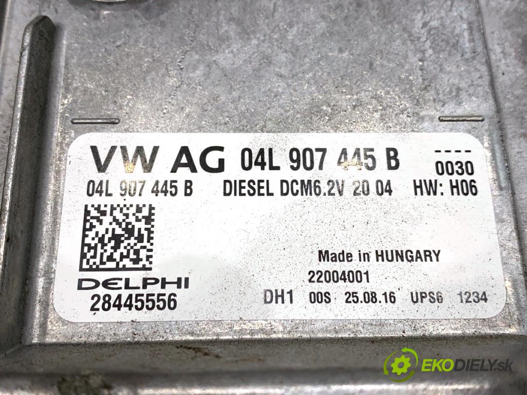 VW GOLF VII liftback 2016 81 kW 1.6 TDI 1598 riadiaca jednotka Motor 04L907445B (Riadiaca jednotka)
