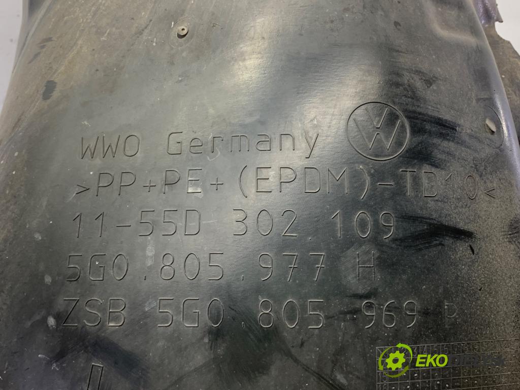 VW GOLF VII liftback 2016 81 kW 1.6 TDI 1598 podblatník levý přední část 5G0805977H