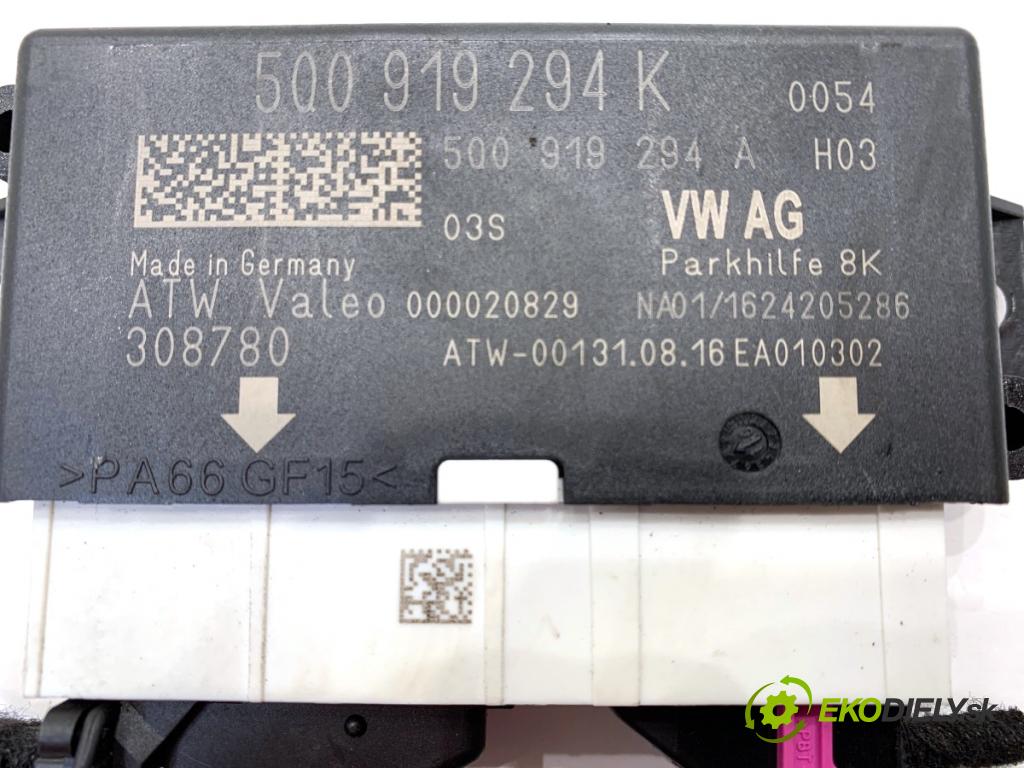 VW GOLF VII liftback 2016 81 kW 1.6 TDI 1598 Modul PDC 5Q0919294K (Riadiaca jednotka ostatné)