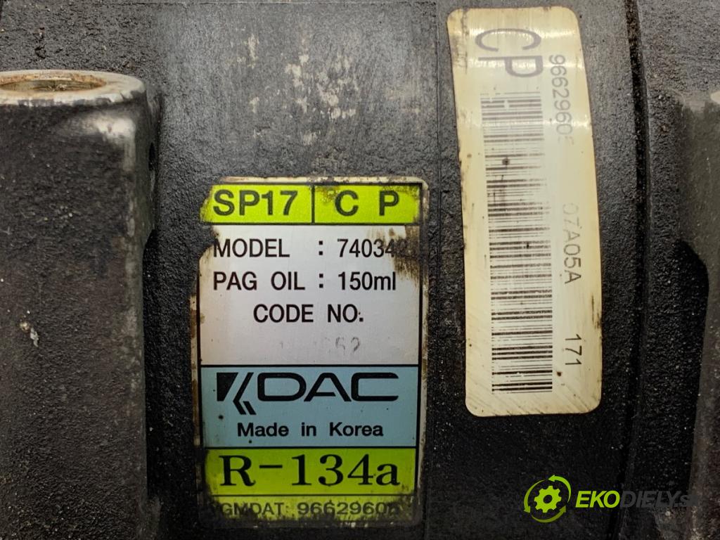 CHEVROLET CAPTIVA SUV 2007 110 kW 2.0 AWD 1991 Kompresor klimatizácie 96629605 (Kompresor klimatizácie)