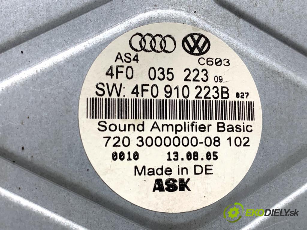 AUDI A6 C6 sedan 2005 132 kW 2.7 TDI quattro 2698 Zosilňovač 4F0035223B (Zosilňovač)