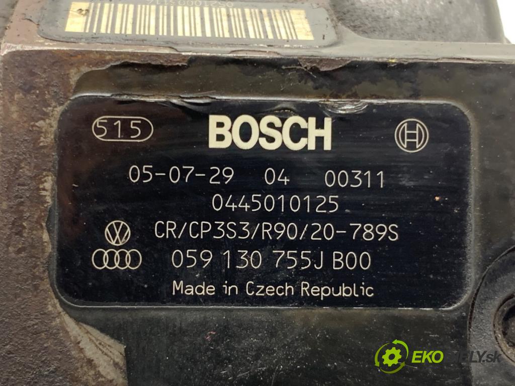 AUDI A6 C6 sedan 2005 132 kW 2.7 TDI quattro 2698 Pumpa vstrekovacia 0445010125 059130755J (Vstrekovacie čerpadlo)