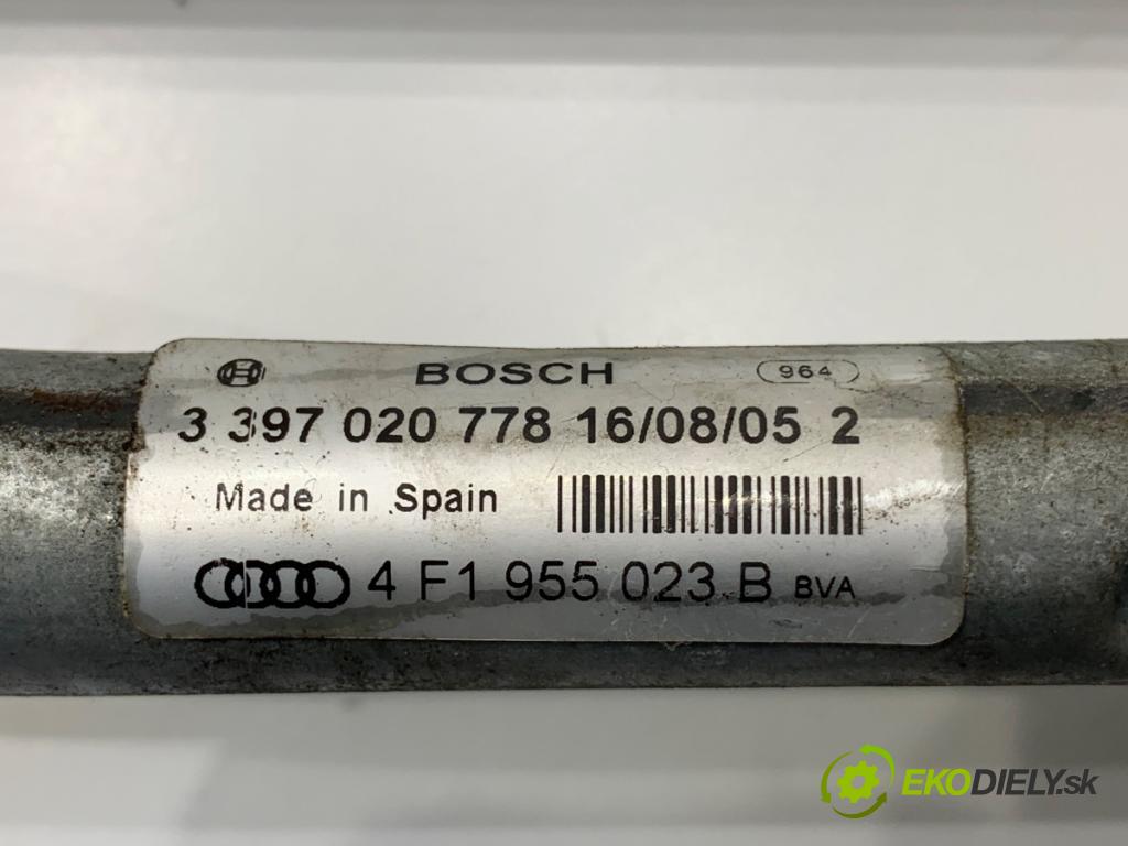 AUDI A6 C6 sedan 2005 132 kW 2.7 TDI quattro 2698 Mechanizmus stieračov predný 4F1955023B 4F1955119 (Motorček stieračov predný)