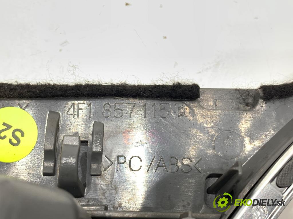 AUDI A6 C6 sedan 2005 132 kW 2.7 TDI quattro 2698 lišty kryt 4F1857115D (Lišta)
