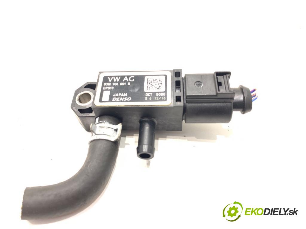 VW GOLF VII liftback 2016 81 kW 1.6 TDI 1598 snímač tlaku spalín DPF 03N906051B