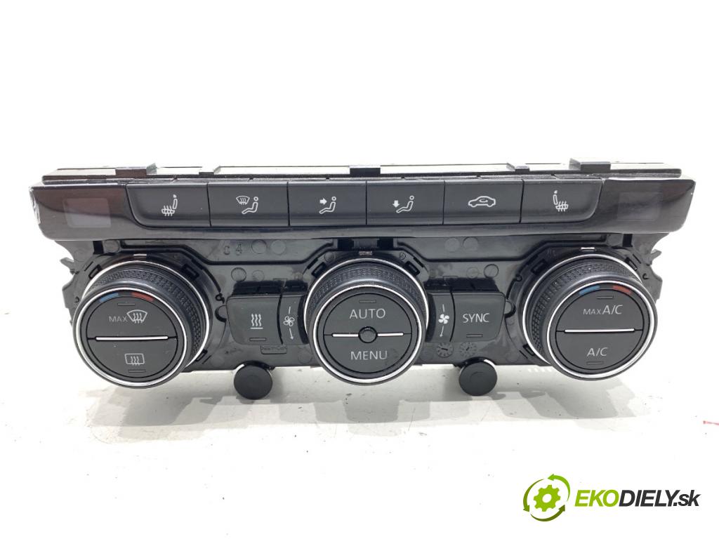 VW GOLF VII liftback 2016 81 kW 1.6 TDI 1598 Panel ovládania kúrenia 5G0907044BM (Prepínacie páčky pod volantom)