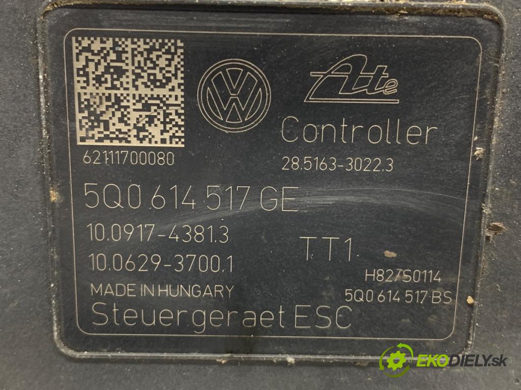 VW TOURAN nadwozie wielkoprzestrzenne (MPV) 2021 110 kW 1.5 TSI 1495 Pumpa ABS 5Q0614517GE (Pumpa ABS)