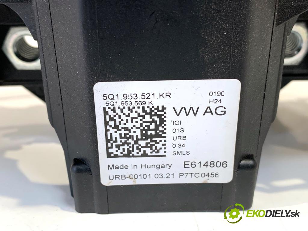 VW TOURAN nadwozie wielkoprzestrzenne (MPV) 2021 110 kW 1.5 TSI 1495 Prepínač kombinovaný 5Q1953521KR (Prepínacie páčky pod volantom)