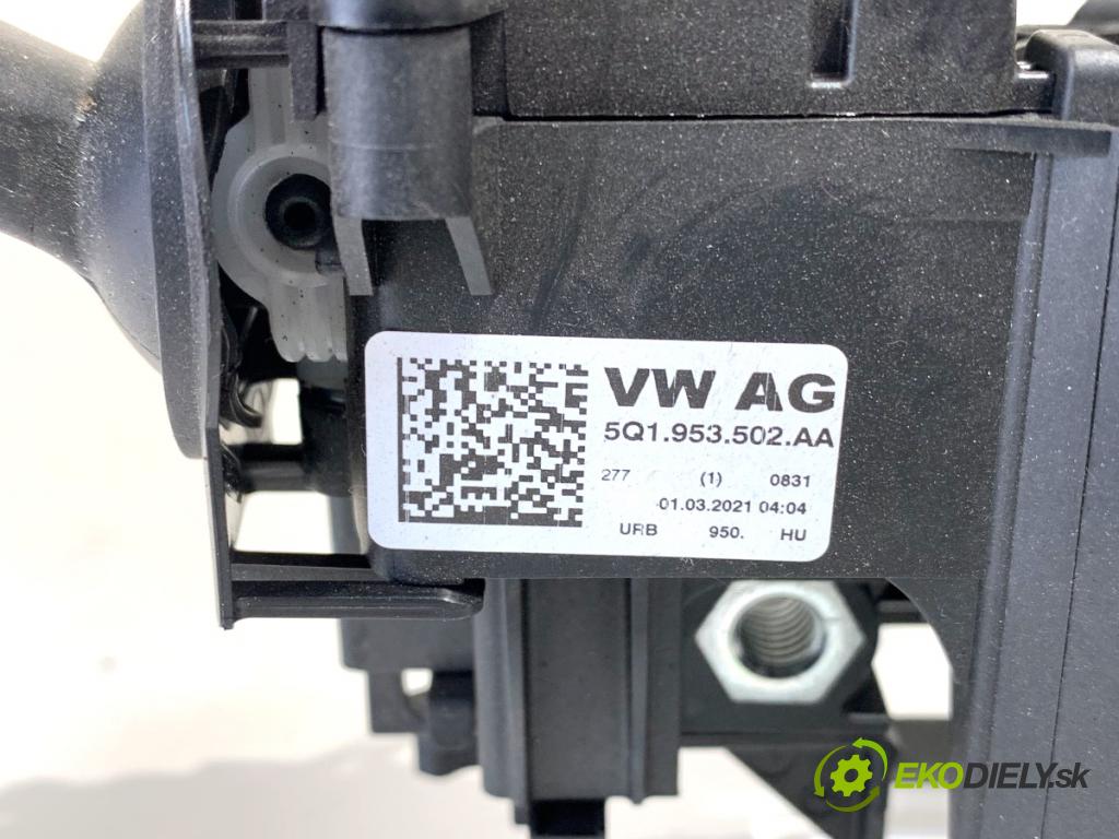 VW TOURAN nadwozie wielkoprzestrzenne (MPV) 2021 110 kW 1.5 TSI 1495 Prepínač kombinovaný 5Q1953521KR (Prepínacie páčky pod volantom)