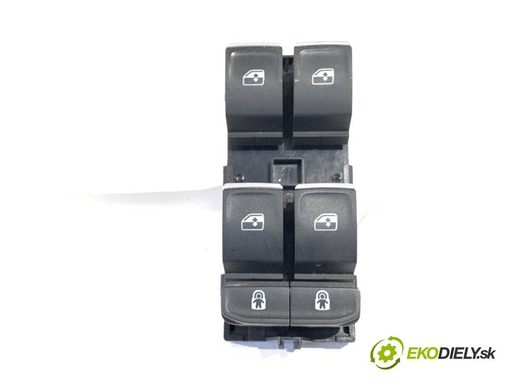 VW TOURAN nadwozie wielkoprzestrzenne (MPV) 2021 110 kW 1.5 TSI 1495 Prepínač okien 3G0959857C (Prepínacie páčky pod volantom)