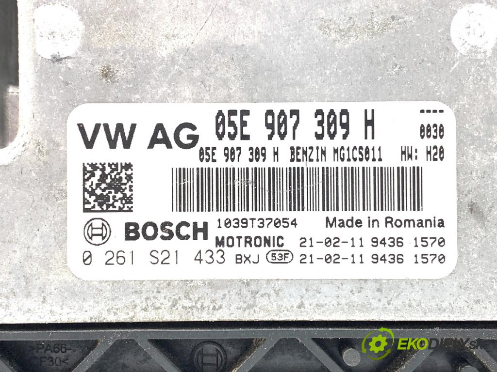 VW TOURAN nadwozie wielkoprzestrzenne (MPV) 2021 110 kW 1.5 TSI 1495 riadiaca jednotka Motor 05E907309H 0261S21433 (Riadiaca jednotka)