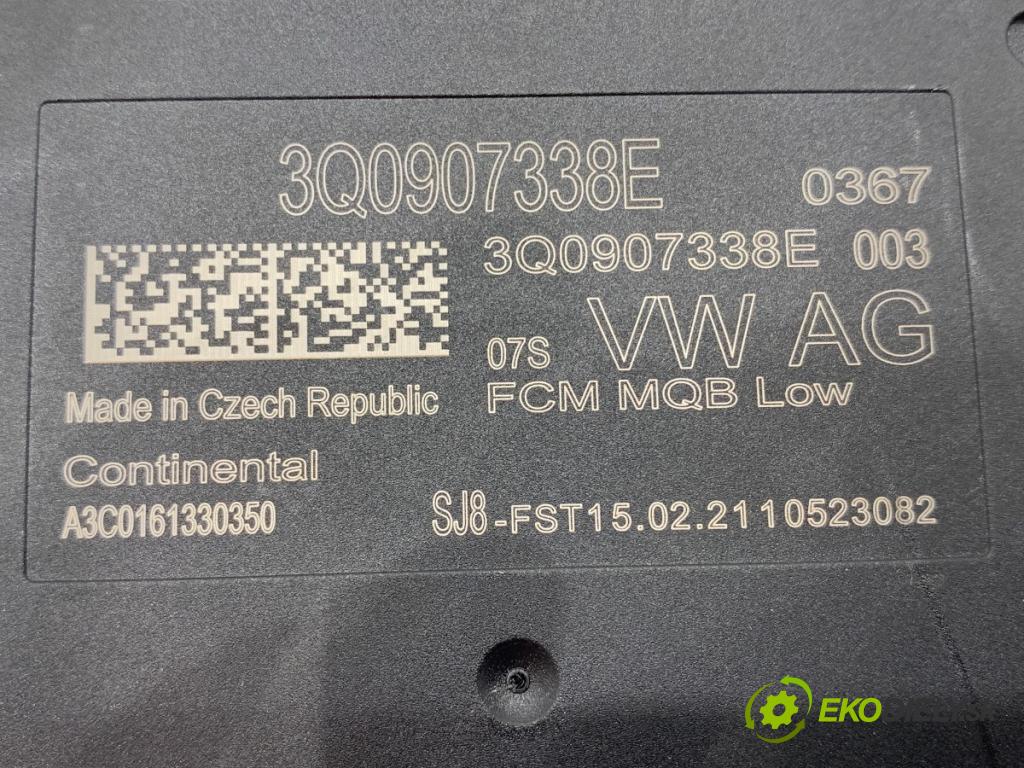 VW TOURAN nadwozie wielkoprzestrzenne (MPV) 2021 110 kW 1.5 TSI 1495 Modul svetiel 3Q0907338E (Riadiaca jednotka ostatné)