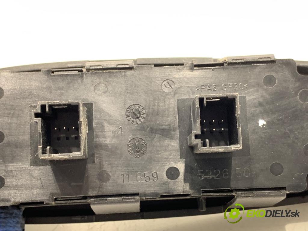 CITROEN C4 PICASSO I nadwozie wielkoprzestrzenne (MPV) 2007 80 kW 1.6 HDi 1560 Prepínač okien 96639383ZD (Prepínacie páčky pod volantom)