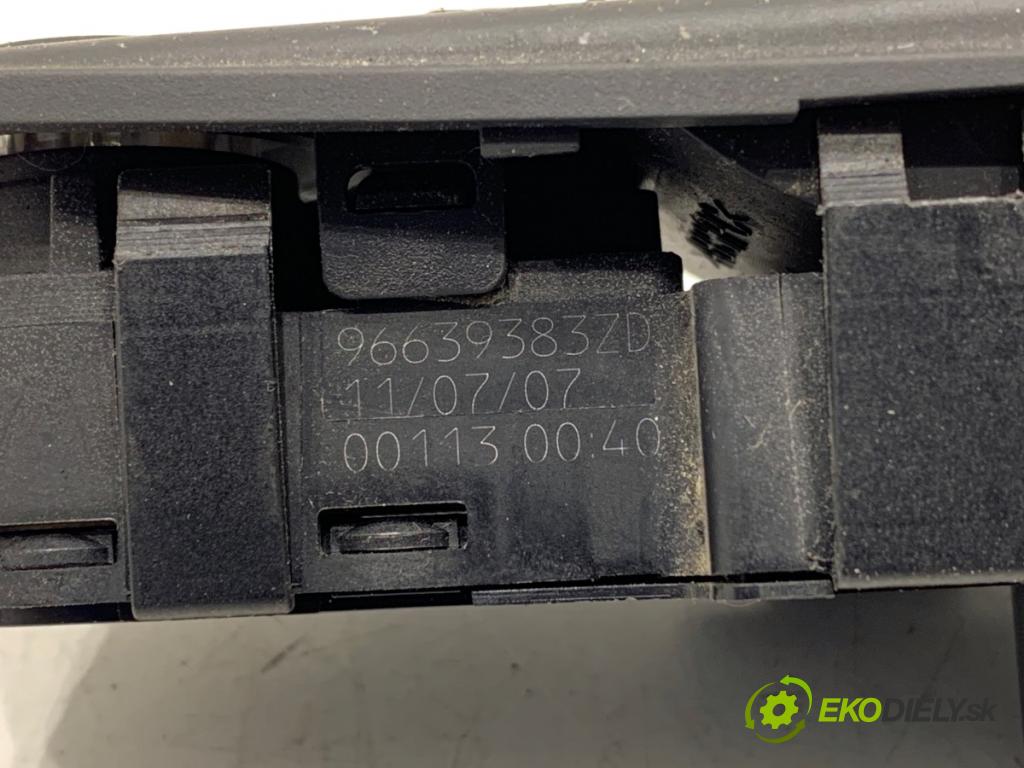 CITROEN C4 PICASSO I nadwozie wielkoprzestrzenne (MPV) 2007 80 kW 1.6 HDi 1560 Prepínač okien 96639383ZD (Prepínacie páčky pod volantom)