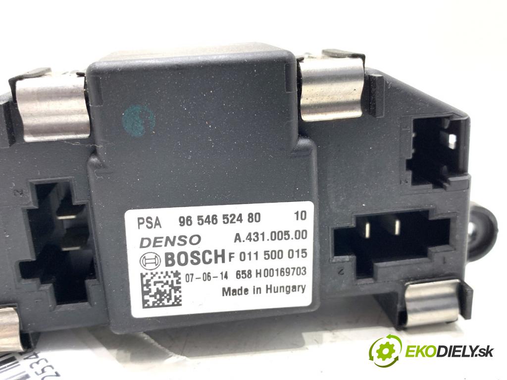 CITROEN C4 PICASSO I nadwozie wielkoprzestrzenne (MPV) 2007 80 kW 1.6 HDi 1560 Odpor, rezistor kúrenia vzduchu 9654652480 (Odpor (rezistor) kúrenia)