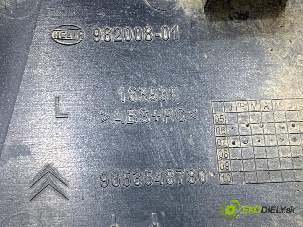 CITROEN C4 PICASSO I nadwozie wielkoprzestrzenne (MPV) 2007 80 kW 1.6 HDi 1560 světlo nárazníka levý zadní část 9653548780