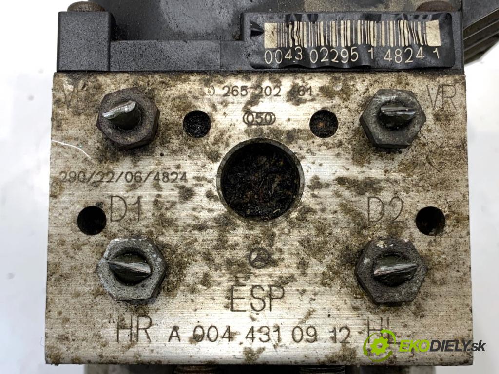 MERCEDES-BENZ W168 liftback 2002 66 kW A 170 CDI (168.008) 1689 Pumpa ABS A0044310912 (Pumpa ABS)