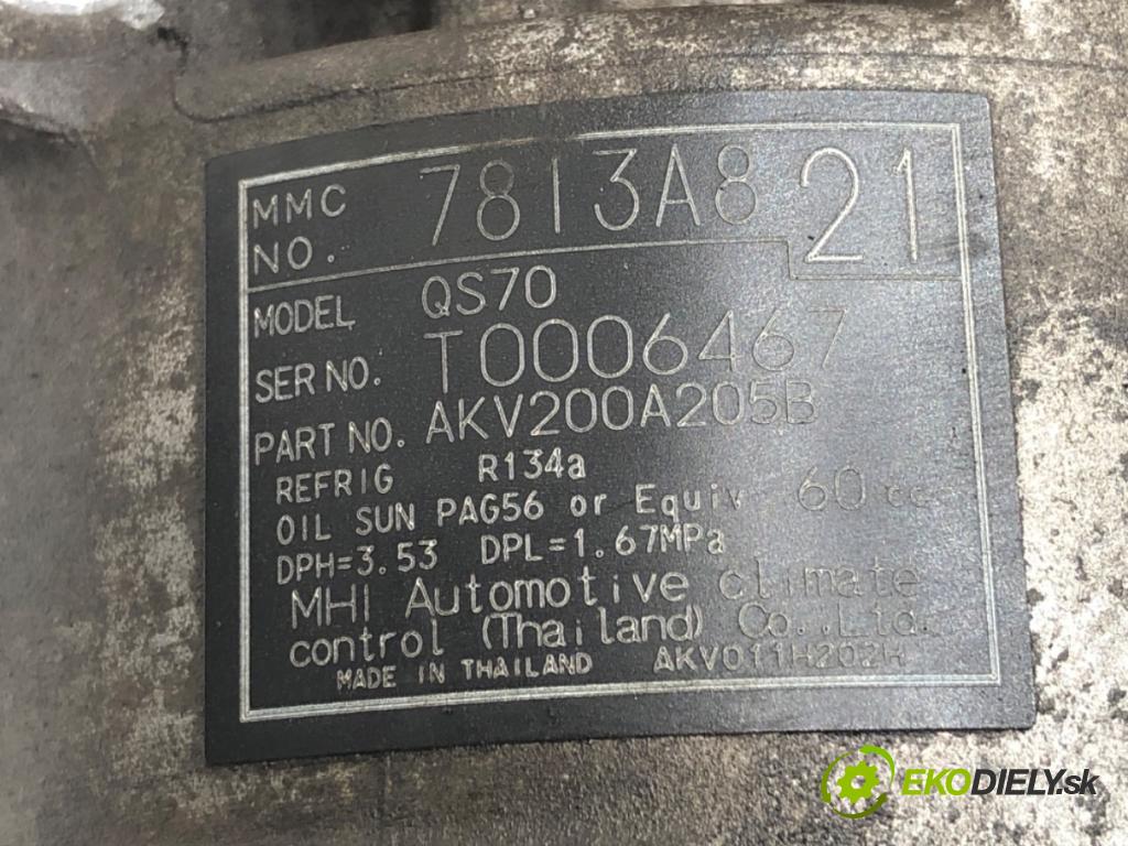 MITSUBISHI ASX SUV 2014 110 kW 1.8 DI-D 4WD 1798 Kompresor klimatizácie 7813A821 (Kompresor klimatizácie)