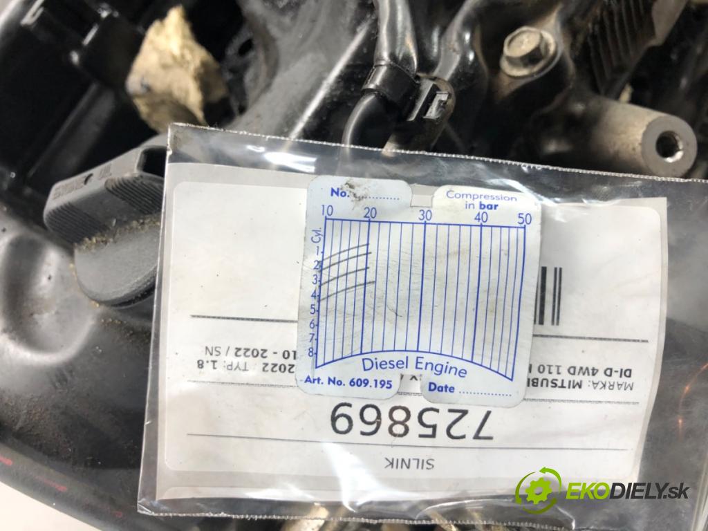 MITSUBISHI ASX SUV 2014 110 kW 1.8 DI-D 4WD 1798 Motor 4N13 (Motor)