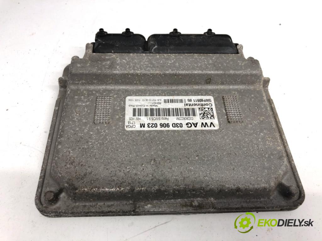 SKODA FABIA II liftback 2010 44 kW 1.2 1198 riadiaca jednotka Motor 03D906023M (Riadiaca jednotka)