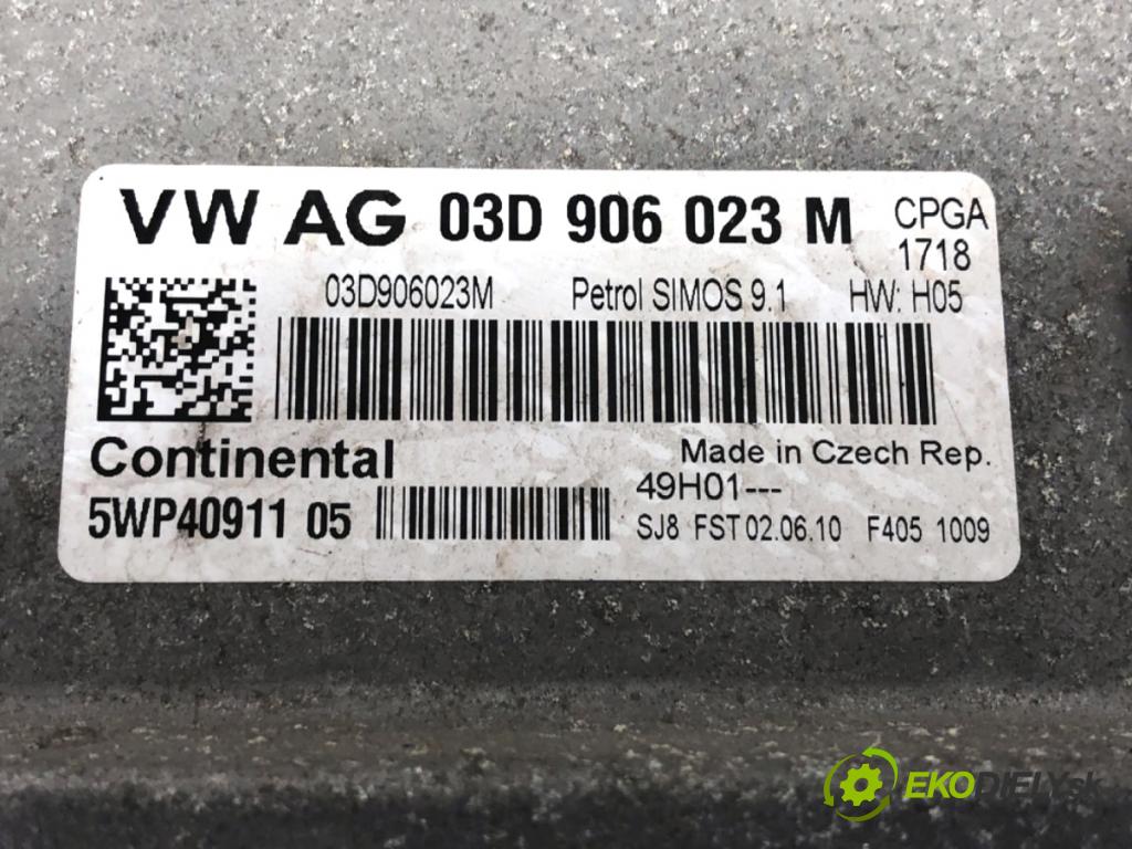 SKODA FABIA II liftback 2010 44 kW 1.2 1198 riadiaca jednotka Motor 03D906023M (Riadiaca jednotka)