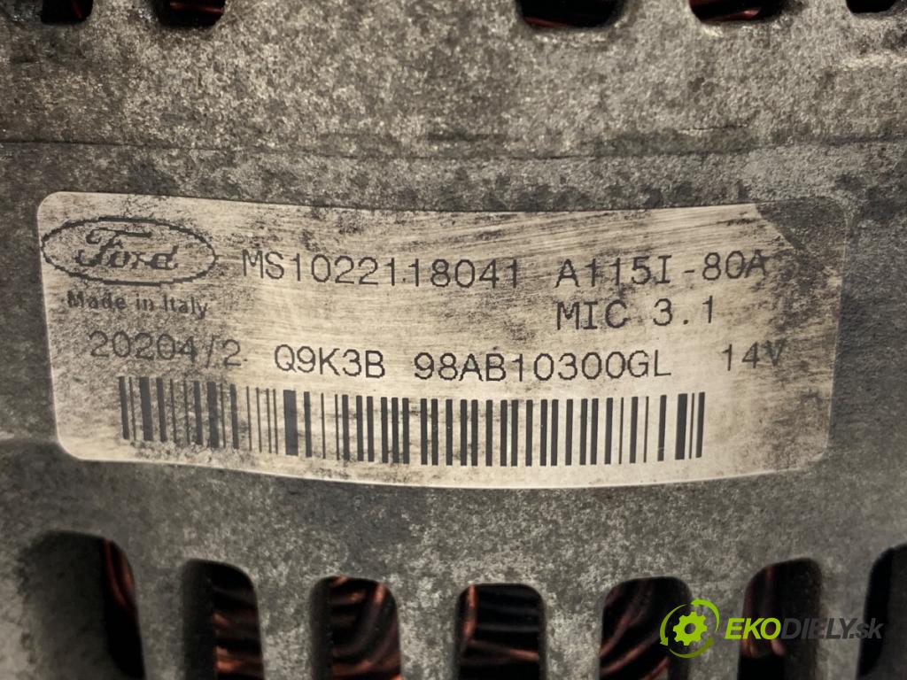 FORD FOCUS II liftback 2006 74 kW 1.6 1596 Alternátor 98AB10300GL (Alternátor)
