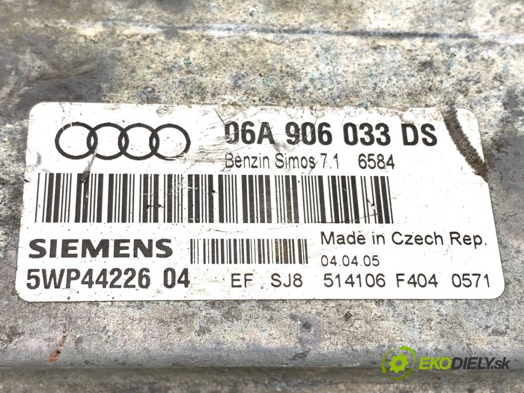 AUDI A3 8P liftback 2003 75 kW 1.6 1595 riadiaca jednotka Motor 06A906033DS (Riadiaca jednotka)