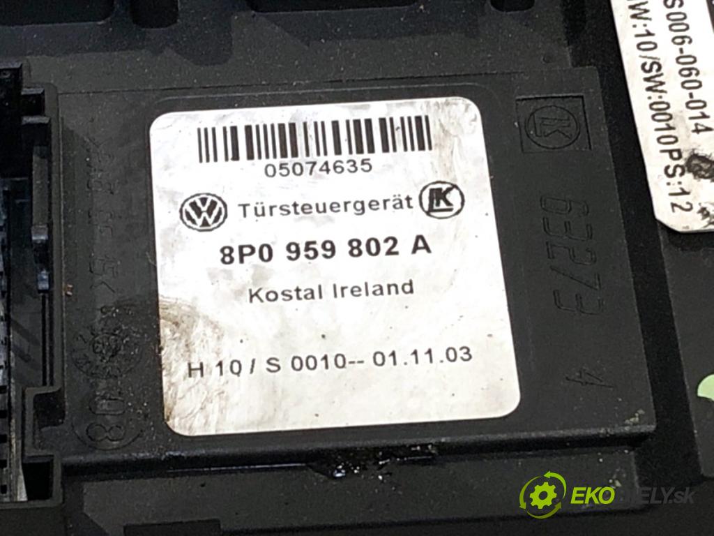 AUDI A3 8P liftback 2003 75 kW 1.6 1595 mechanismus okna pravý přední část 8P0959802A
