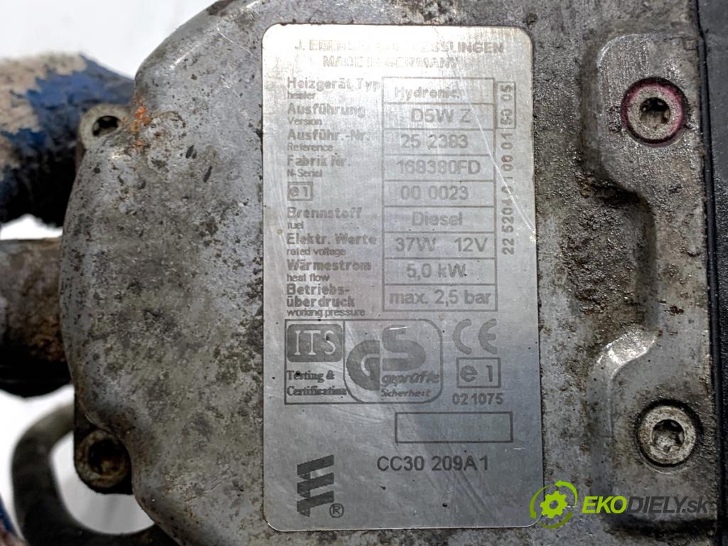 MAZDA 5 II nadwozie wielkoprzestrzenne (MPV) 2006 105 kW 2.0 CD (CR19) 1998 Webasto  (Webasto (nezávislé kúrenie))